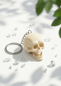 Kafatası Figürlü Clicker Anahtarlık